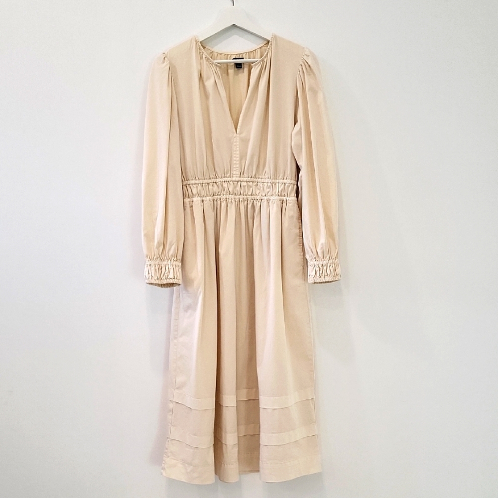 J Crew Elegant Cream Dress Size Small